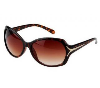 Joan Rivers Shades of Style Sunglasses with Crystal Detail —
