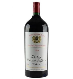 1978 Beau Sejour Becot Bordeaux Blend Wine 3 L Wine