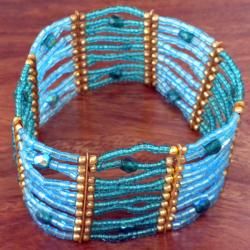 Beaded Ocean Bracelet (India) Global Crafts Bracelets