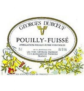 Georges Duboeuf Pouilly fuisse 2009 750ML Wine