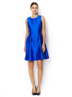 Silk Fit and Flare Dress by Cynthia Rowley