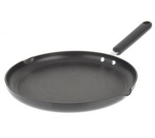 CooksEssentials Hardcoat Enamel II 11 Round Griddle with Spouts —