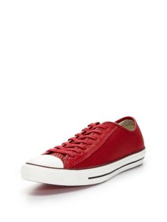 Perforated Leather Low Top Sneakers by Converse