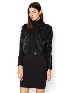 Sequined Wool Knit Cardigan by Akris Punto