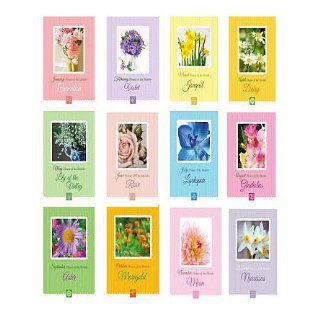 Flower of the Month Birthday Cards [With 12 Envelopes] 0692403195195 Books