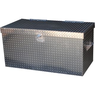 Vestil Aluminum Tread Plate Portable Tool Box — 36in.W x 24in.D x 24in.H, Model# APTS-2436  Tool Boxes