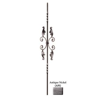 House of Forgings Powder Coated Wrought Iron Double Twist Baluster (Common 44 in; Actual 44 in)