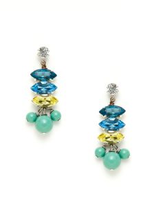 Crystal & Swarovski Glass Bead Earrings by Tova