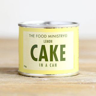 lemon cake in a can by the food ministry ©