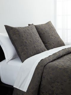 Nirvana Storm Grey Coverlet Set by Blissliving HOME