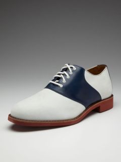 Leather Saddle Shoes by Cole Haan Footwear