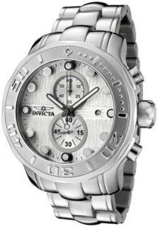 Invicta 0880  Watches,Mens Pro Diver Chronograph Silver Textured Dial Stainless Steel, Chronograph Invicta Quartz Watches