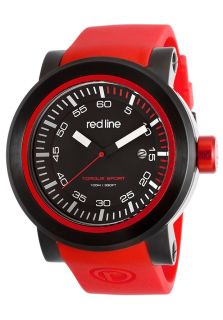 Red Line 50049 BB 01 RDS  Watches,Mens Torque Sport Black Dial Red Silicone, Casual Red Line Quartz Watches