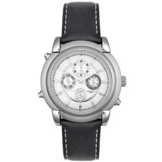 Invicta 3023  Watches,Mens  Moon Phase Series  Gray Leather, Casual Invicta Quartz Watches
