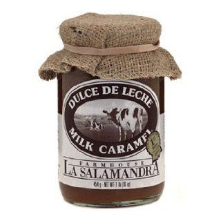 Milk Caramel   Dulce de leche   Kosher   16 oz/454 gr by La Salamandra, Argentina.  Coconut Sauces  Grocery & Gourmet Food