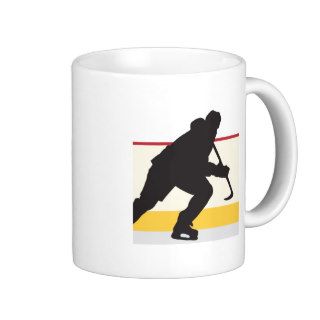 ice hockey player on the move mugs