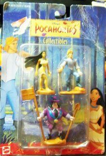 Disney Pochahontas Mini Figure Set   Pocahontas, John Smith & John Ratcliffe Toys & Games