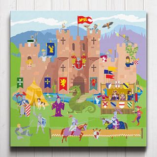 knight's castle canvas by art adventure