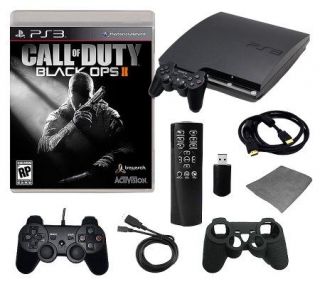 PS3 250GB Bundle with Black Ops II, Controller,Cables, & More —