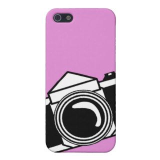 camera Lilac iPhone 5 Cases
