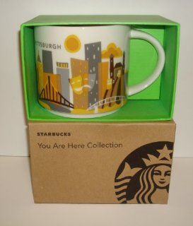 Starbucks Coffee 2013,  collection, Pittsburgh Mug, 14 oz. Coffee Cups Kitchen & Dining