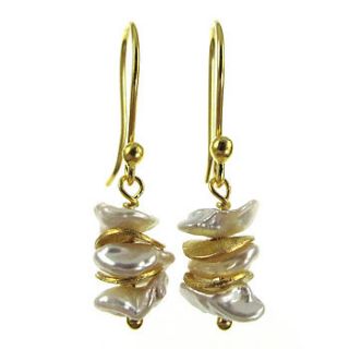 shangri la pearls on gold vermeil collection by melinda mulcahy