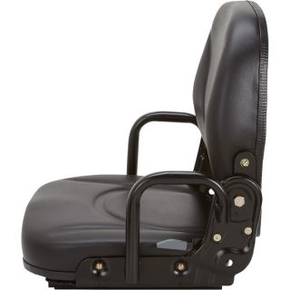 K & M Daewoo Forklift Seat — Black, Model# 8054  Forklift   Material Handling Seats