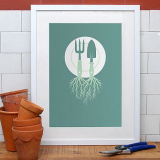 from dirt to dinner print by enclosed spaces