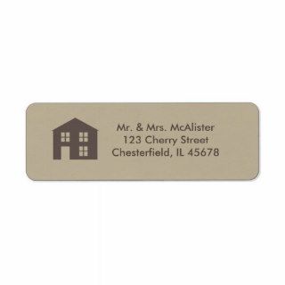 Home Sweet home address label