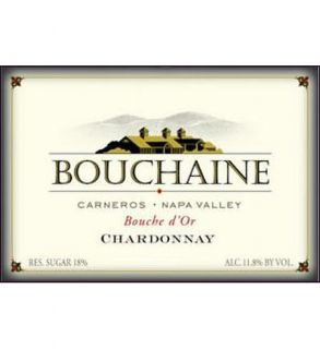 2010 Bouchaine Bouche d'Or Late Harvest Chardonnay 500 mL Wine