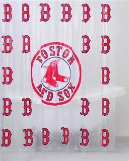 MLB PVC Shower Curtain MLB Team Boston Red Sox  
