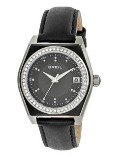 Womens Escape Black Leather Watch by Breil