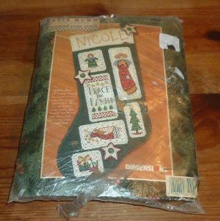 Christmas Peace On Earth Stocking Counted Cross Stitch Kit