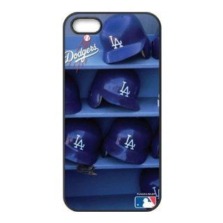 Treasure Design MLB Los Angeles Dodgers APPLE IPHONE 5 Best Rubber Cover Case Cell Phones & Accessories