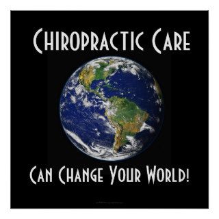 Chiropractic Poster Can Change Your World BIG BIG