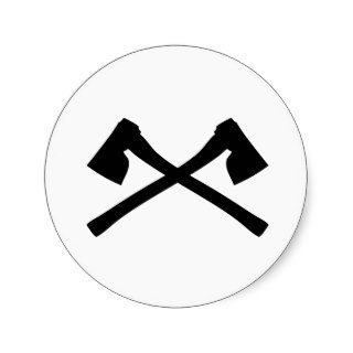 ax axe crossed icon stickers
