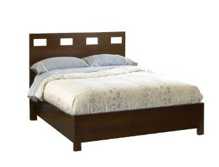 Modus Furniture International Riva Platform Bed, Queen, Chocolate Brown Home & Kitchen