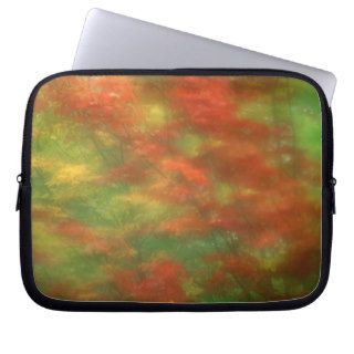 USA, Vermont. Abstract of maple trees seen Computer Sleeve