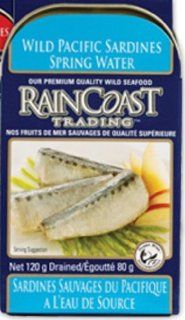 Raincoast Trading Wild Pacific Sardines in Spring Water, 4.2 Ounce Grocery & Gourmet Food