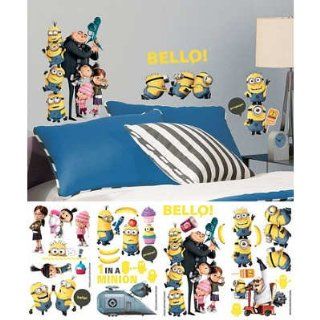 Despicable Me 2 Peel and Stick Wall Decals   Nursery Wall Decor