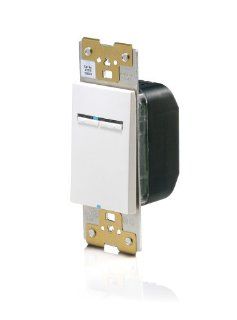 Leviton ATF01 1LW, Acenti 1.5 Amp Quiet Digital Fan Speed Control, Single Pole, 3 Way or More Applications, Alabaster   Dimmer Switches  