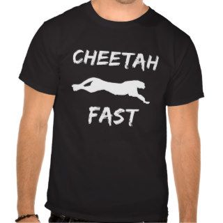 Cheetah Fast Funny Running T Shirt