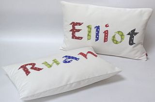personalised cushion by lovebox design