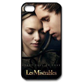 CTSLR Movie & Teleplay Series Protective Hard Case Cover for iPhone 4 & 4S   1 Pack   Les Miserables   Cosette & Marius Pontmercy(Amanda Seyfried & Eddie Redmayne) 2 Books