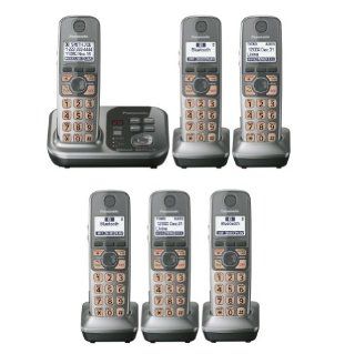Panasonic Factory Refurbished KX TG7733S + 3 KX TGA470S HANDSETS (6 Handsets total) DECT 6.0 PLUS Link to Cell Bluetooth Cellular Convergence Solution Cordless Phone System (KX TG7736S, KX TG7732S + 4, KX TG7733S + 3)  Cordless Telephones  Electronics