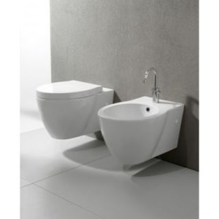 GSI Collection Panorama Contemporary Round Ceramic Floor Toilet