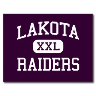 Lakota   Raiders   High School   Kansas Ohio Post Card