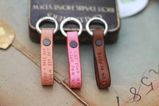 personalised urban ranch keyring by joulberry