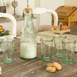 french milk bottle or glass by dibor