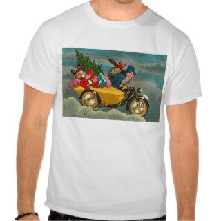Santa Rides a Motorcycle   Shirt
